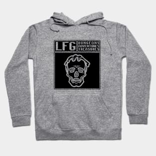 LFG Looking For Group Necromancer Skull Dungeon Tabletop RPG TTRPG Hoodie